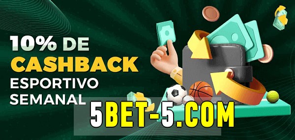 10% de bônus de cashback na 5bet 